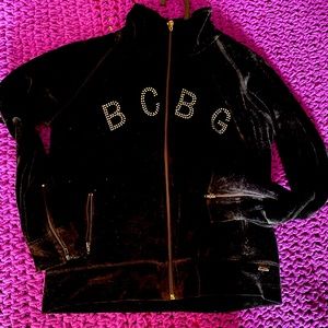 BCBG velvet sweater